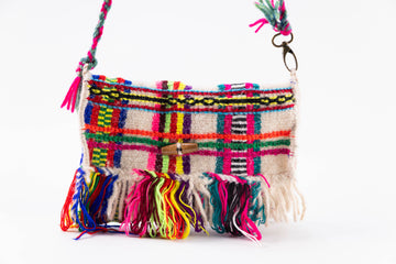 Dopamine Colorful Striped Messenger Bag