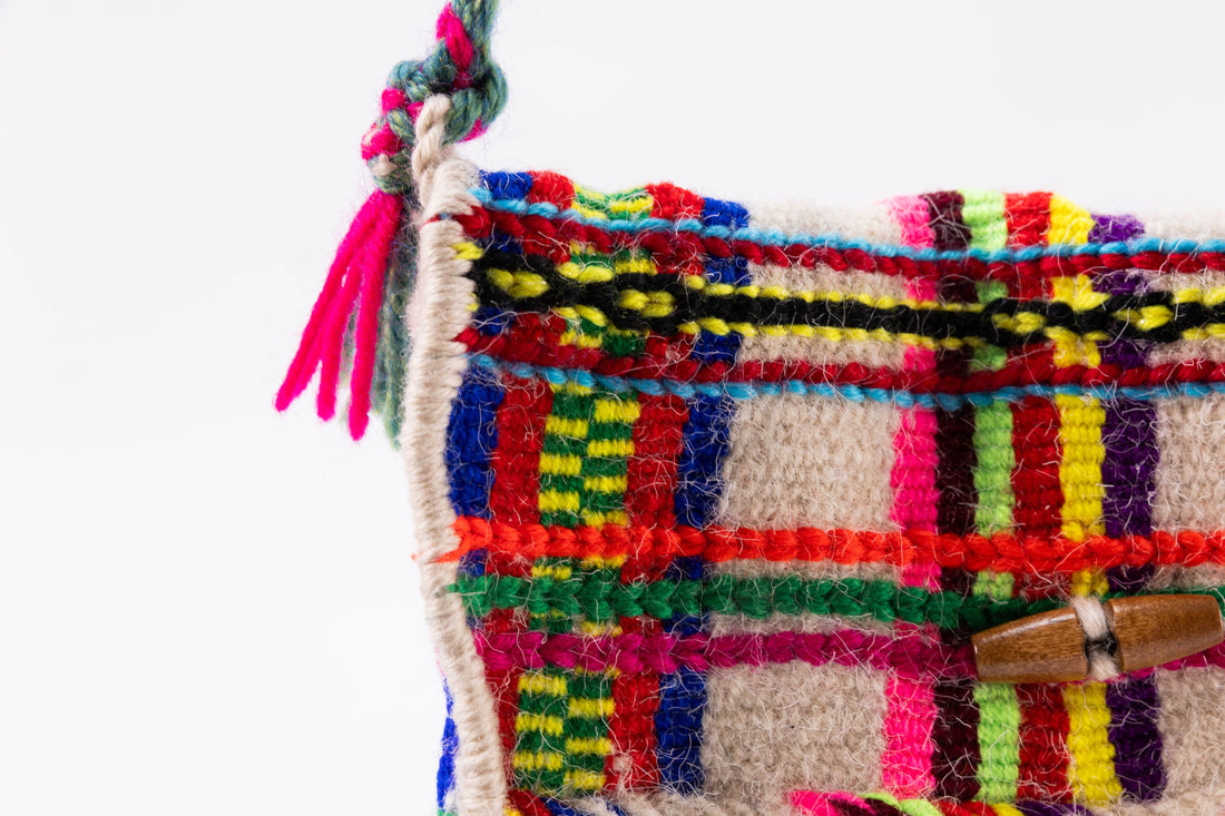 Dopamine Colorful Striped Messenger Bag