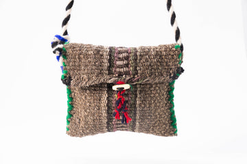 Light Coffee Boho Bag with Horn Buckle