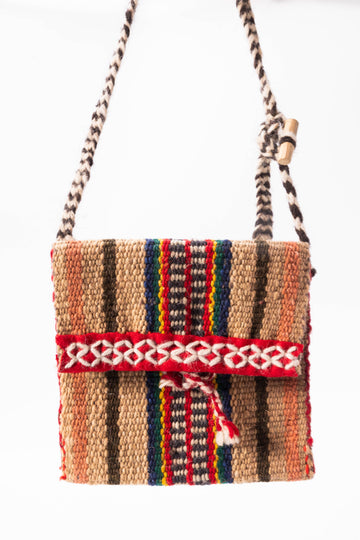 Dopamine Multicolor Striped Boho Tote Bag