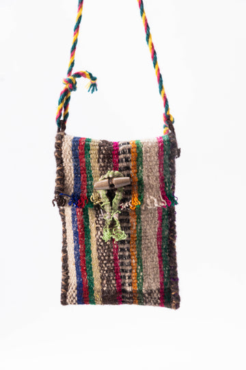 Bohemian Striped Crossbody Phone Bag