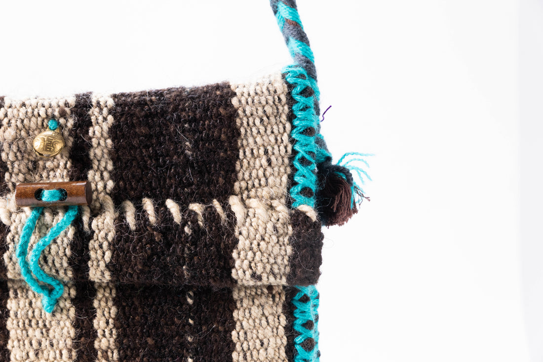 Dopamine Colorful Striped Messenger Bag