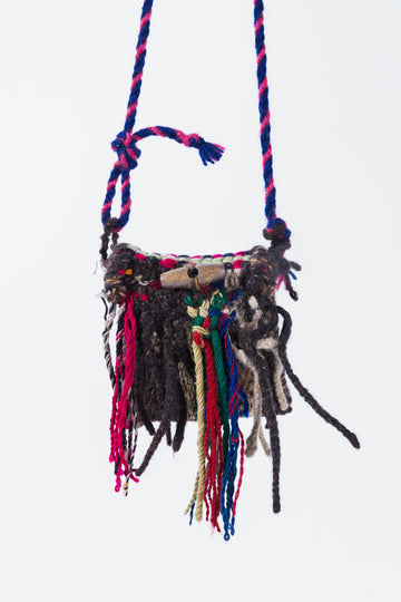 Vintage Ethnic Toggle Fastening Headphone Bag